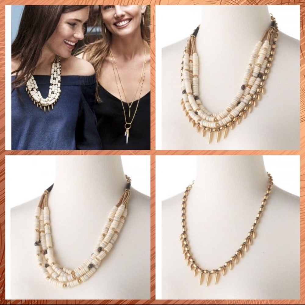 Stella & Dot Nomad 2-in-1 Statement Necklace